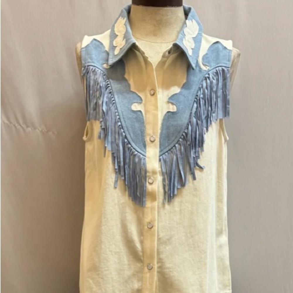 Western Fringe Tank Top